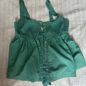 FREE PEOPLE ZOLA SET IN GREEN SZ M